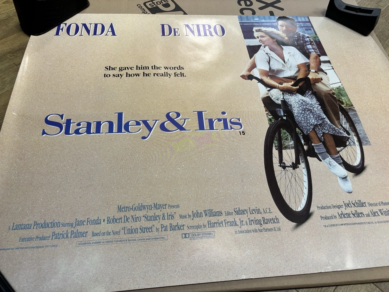 STANLEY & IRIS - ORIGINAL FRENCH CINEMA POSTER - Rolled Quad, изображение 4
