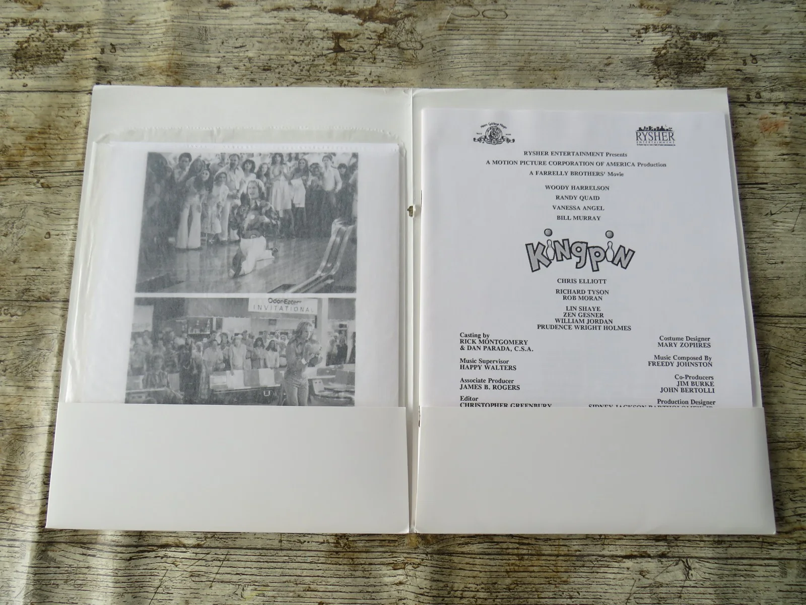 KINGPIN ORIGINAL 1996 CINEMA MOVIE FILM PRESS KIT Woody Harrelson 7 PHOTOS, изображение 2