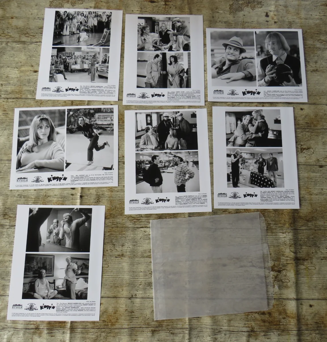 KINGPIN ORIGINAL 1996 CINEMA MOVIE FILM PRESS KIT Woody Harrelson 7 PHOTOS, изображение 5