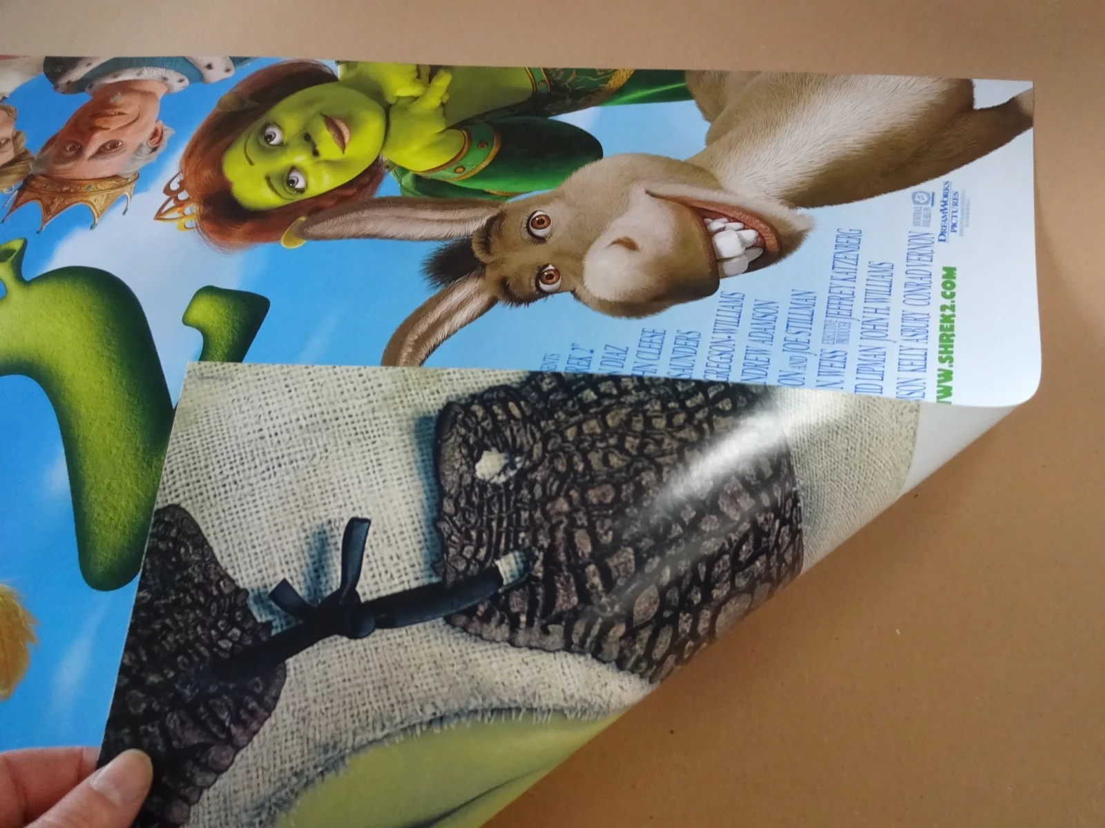 Shrek 2. 2004 Double Sided Movie Poster Mint 40" x 27" Mike Myers Cameron Diaz, изображение 2
