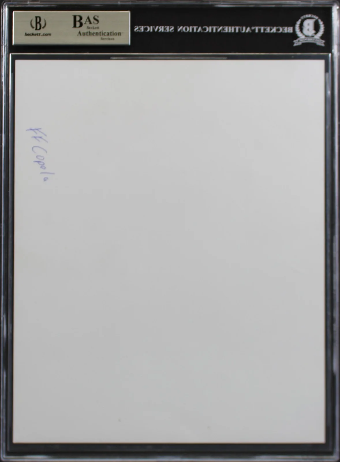 Francis Ford Coppola — Francis Ford Coppola The Godfather Authentic Signed 8x10 Photo BAS Slabbed, image 2