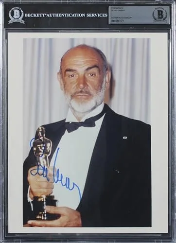 Sean Connery — Sean Connery The Untouchables Authentic Signed 8x10 Photo BAS Slabbed 2, image 3