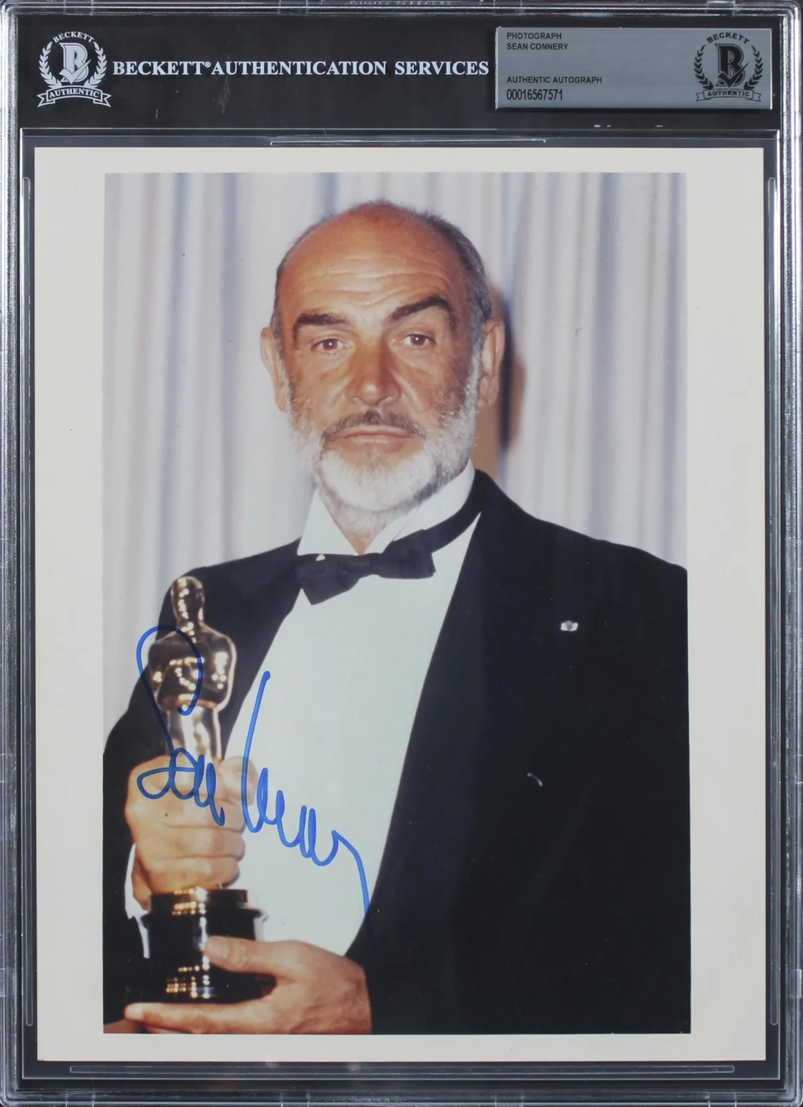 Sean Connery — Sean Connery The Untouchables Authentic Signed 8x10 Photo BAS Slabbed 2, image 4