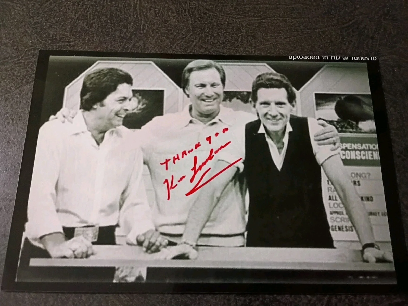 KENNY LOVELACE — KENNY LOVELACE Hand Signed Autograph Photo & CARD GUITARIST FOR JERRY LEE LEWIS, изображение 2