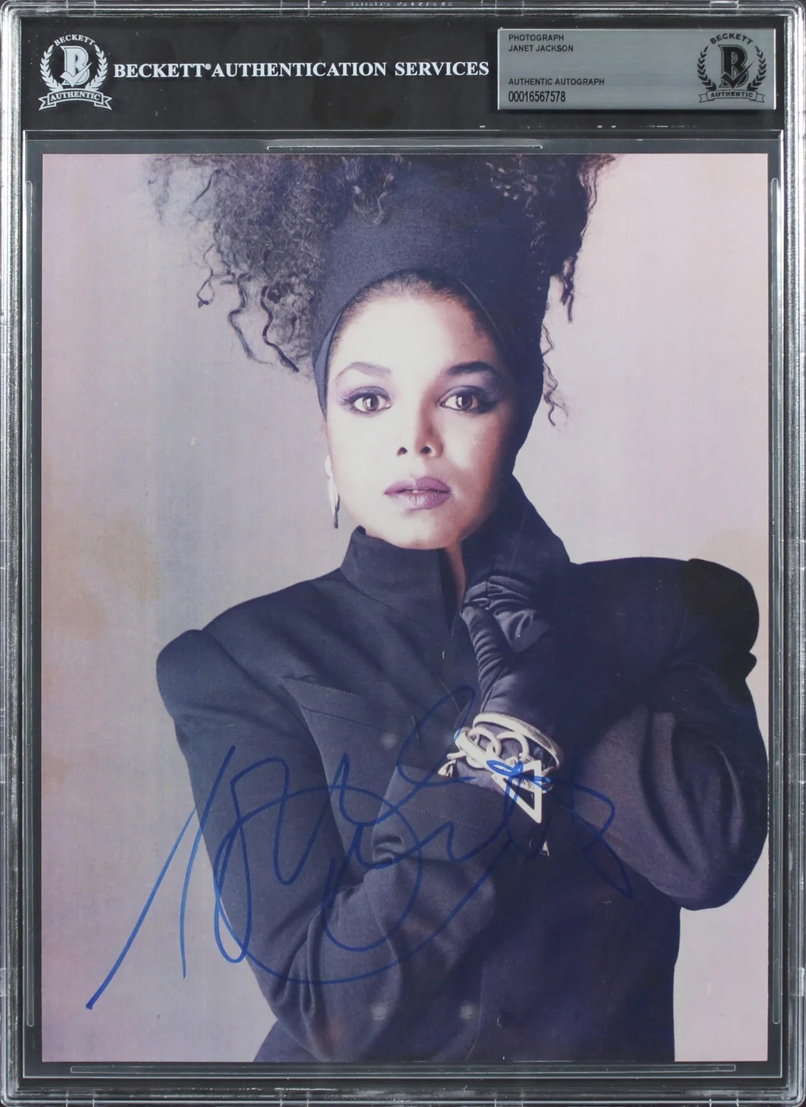 Janet Jackson — Janet Jackson Authentic Signed 8x10 Photo Autographed BAS Slabbed, image 4