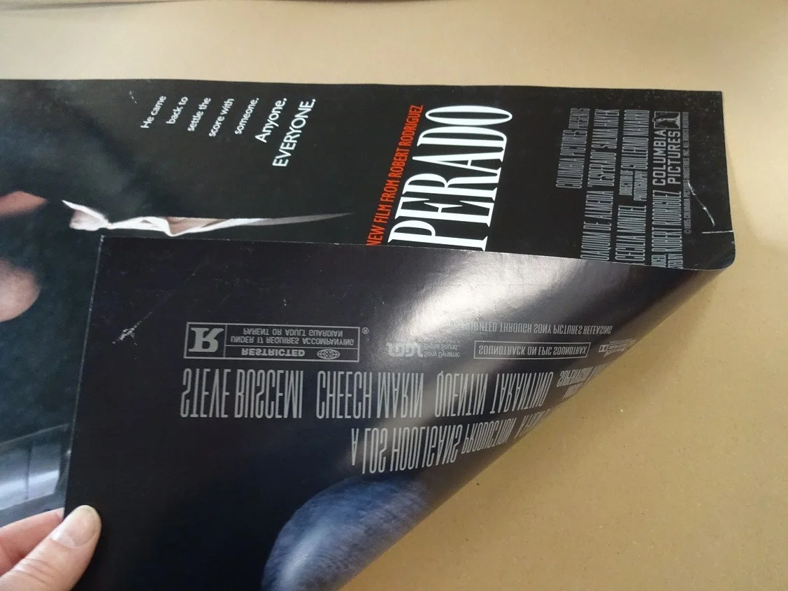 Desperado Original 1995 Double Sided Movie Poster 40"x 27" Antonio Banderas, изображение 2