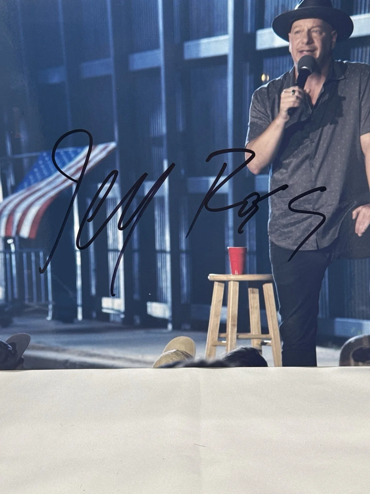 Jeff Ross — Jeff Ross Autograph Signed Comdian Actor 8.5x11 Photo Roast Master Comedy, image 2