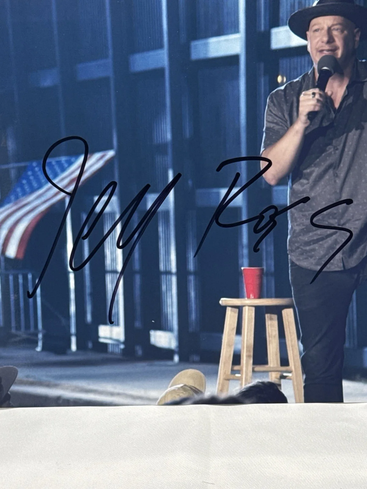 Jeff Ross — Jeff Ross Autograph Signed Comdian Actor 8.5x11 Photo Roast Master Comedy, image 3