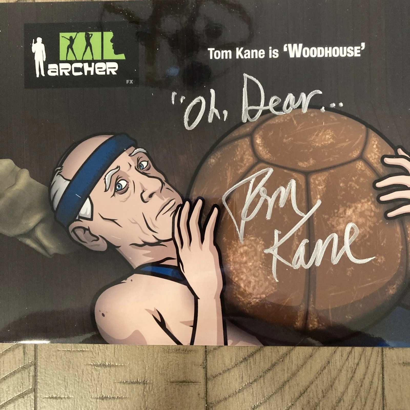 Tom Kane 1962-2026 as Woodhouse signed 8x10 Glossy With-COA -Rare Tom Kane -Wow, изображение 2