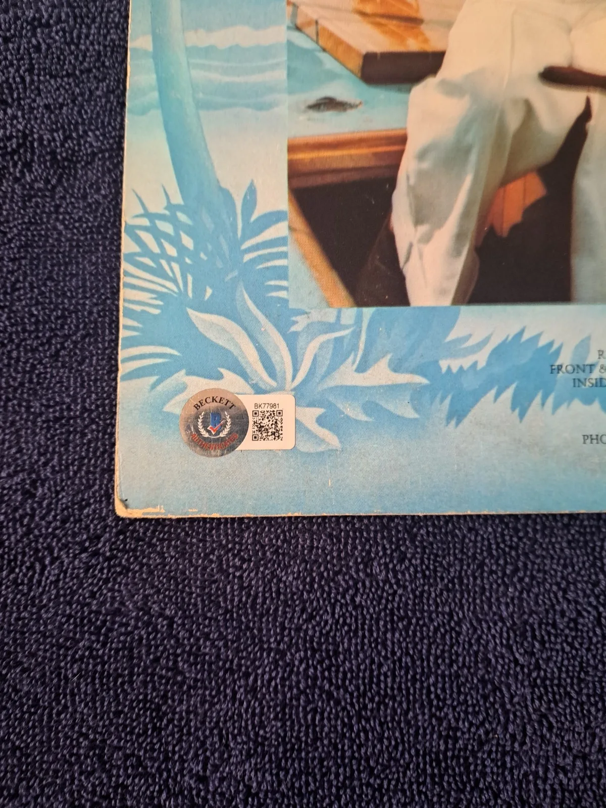KENNY LOGGINS & MESSINA "FULL SAIL" LP VINYL SIGNED BY KENNY 1973 COLUMBIA, изображение 4