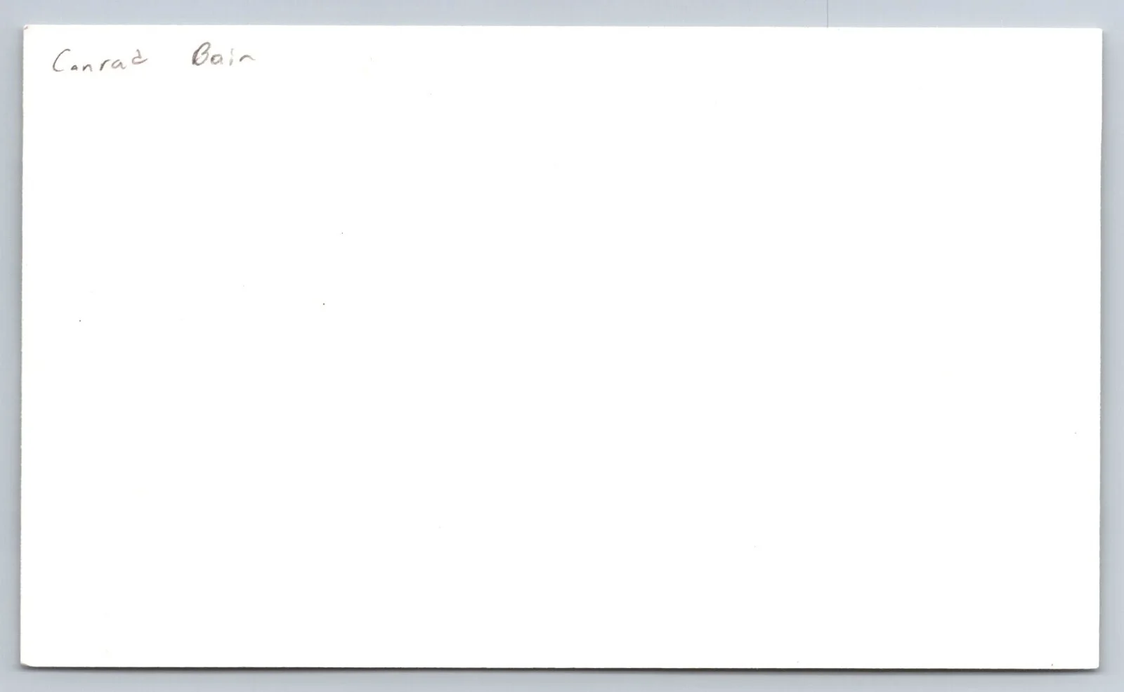 Conrad Bain — Conrad Bain signed Index Card - Actor - Different Strokes - D. 2014, image 2