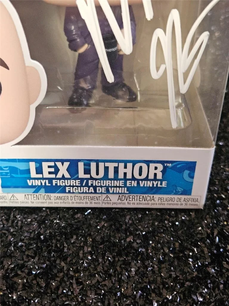 NICHOLAS HOULT — NICHOLAS HOULT HAND SIGNED AUTOGRAPHED FUNKO POP! LEX LUTHOR 564 FIGURE W/ COA, изображение 5