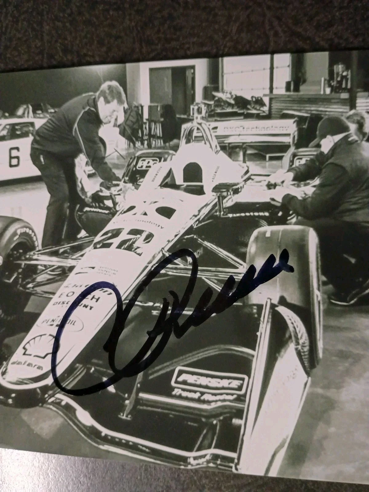 ROGER PENSKE — ROGER PENSKE Authentic Hand Signed Autograph 4X6 Photo - LEGEND RACE CAR OWNER, изображение 2