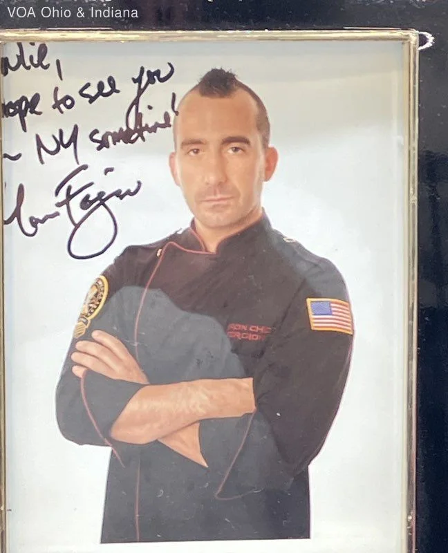 Marc Forgione — Autographed Photo Things Remembered Marc Forgione Framed Iron Chef America, изображение 2