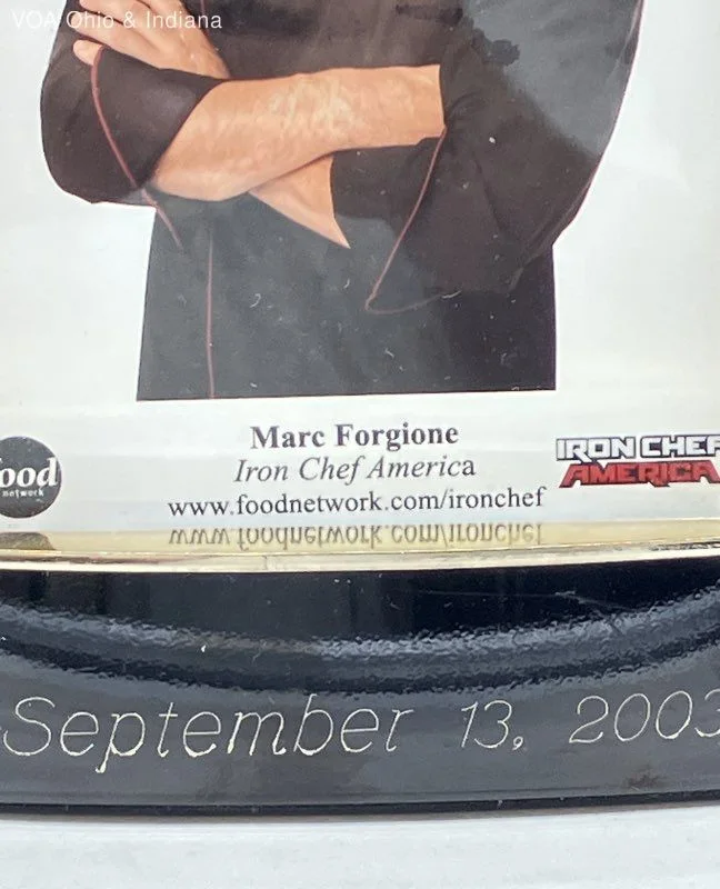 Marc Forgione — Autographed Photo Things Remembered Marc Forgione Framed Iron Chef America, изображение 4