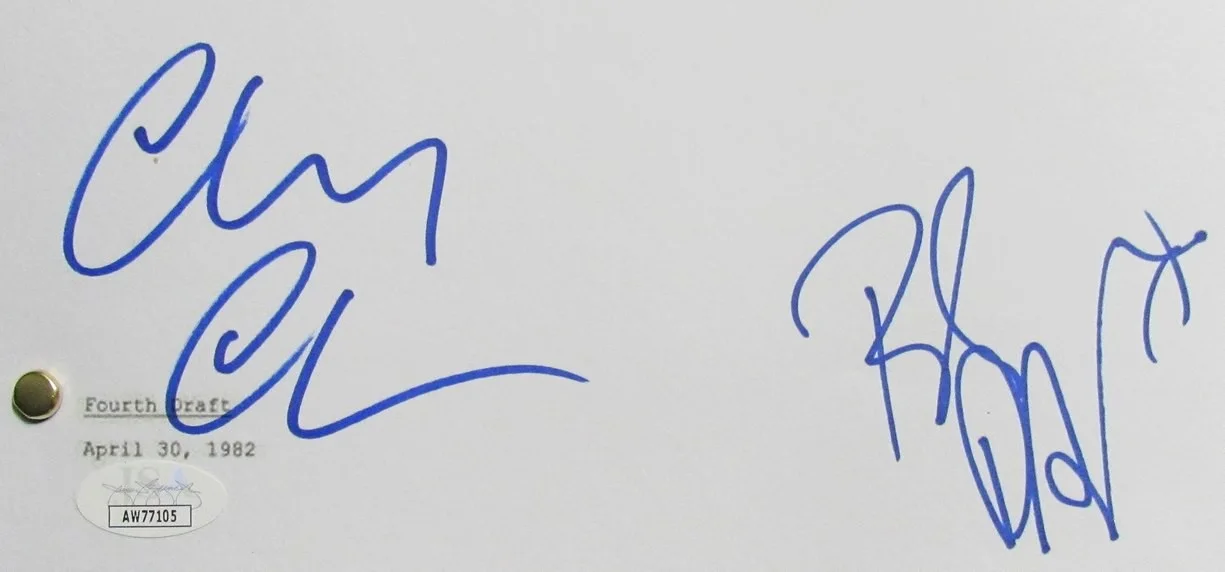 Chevy Chase/Beverly D'Angelo Dual-Signed "Vacation" Movie Script JSA 191284, image 2