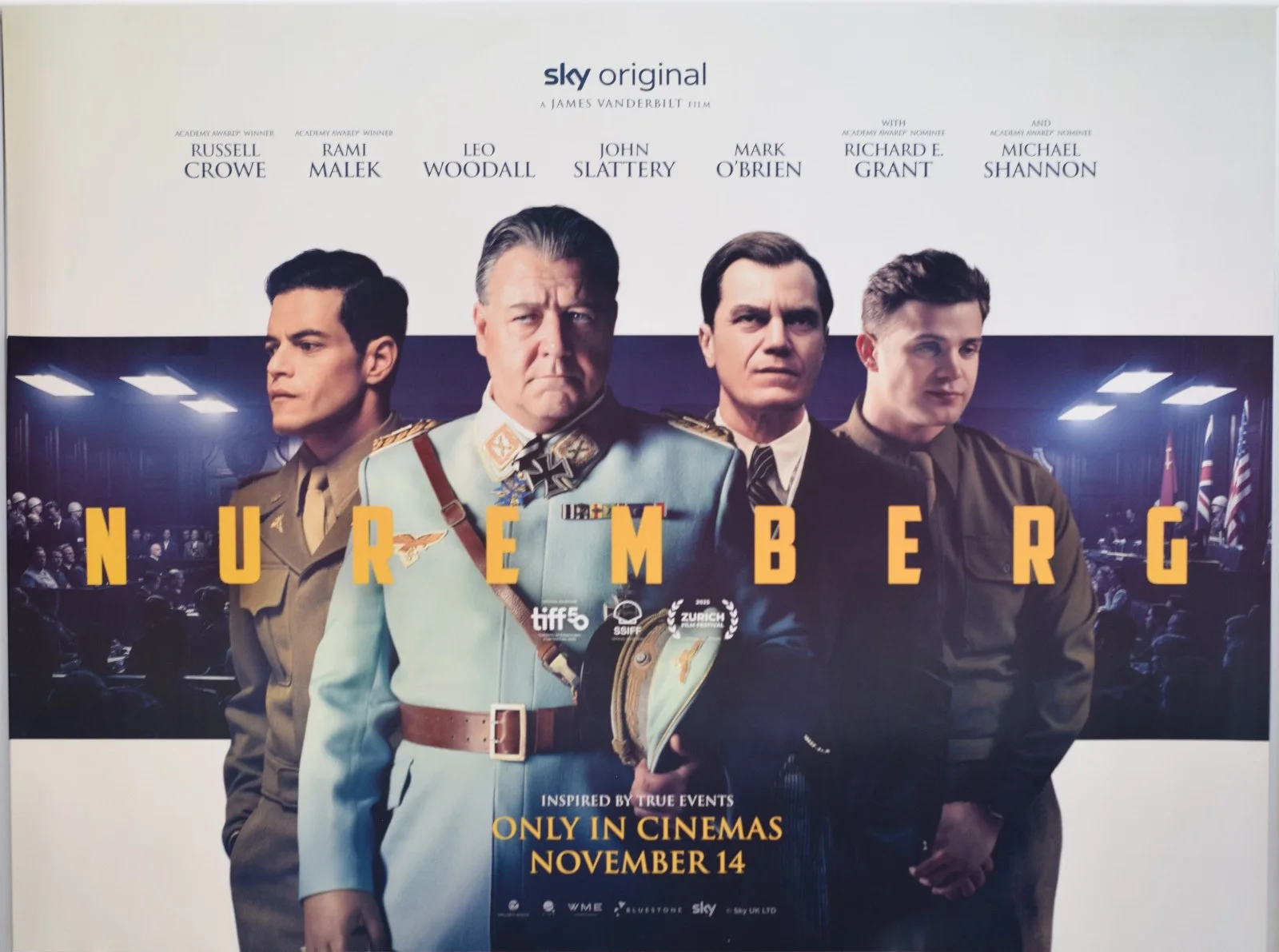 Nuremberg UK Quad Movie Poster, image 2
