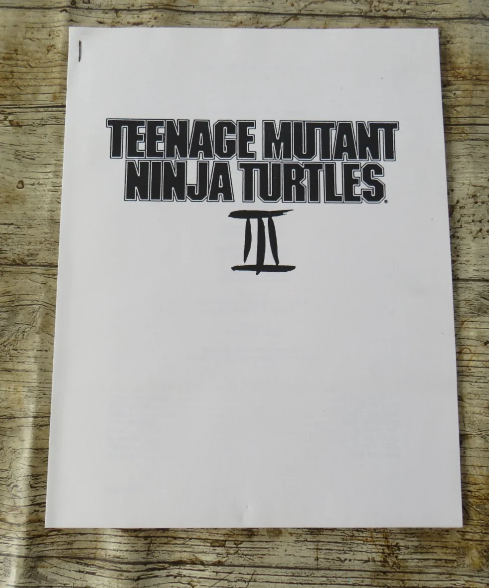 TEENAGE MUTANT NINJA TURTLES III ORIGINAL 1993 CINEMA FILM PRESS KIT 6 PHOTOS, изображение 3