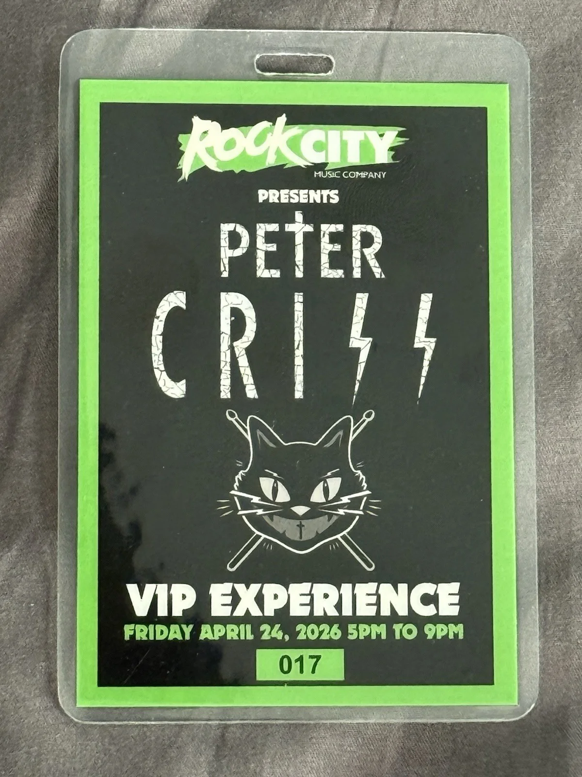 Peter Criss Autographed Signed Solo Album 12” Vinyl Picture Disc Record Kiss, изображение 3