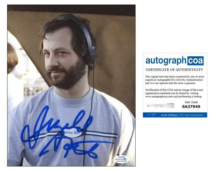 Judd Apatow — Judd Apatow "Superbad" Director AUTOGRAPH Signed 8x10 Photo ACOA