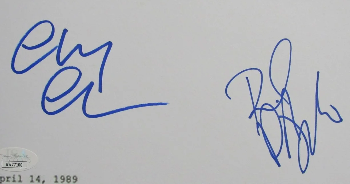 Chevy Chase/Beverly D'Angelo Signed "Christmas Vacation" Movie Script JSA 191285, image 2