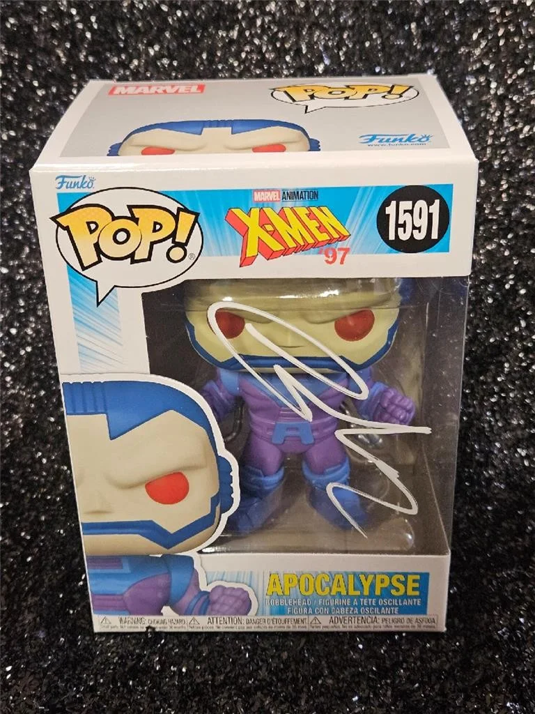 OSCAR ISAAC — OSCAR ISAAC HAND SIGNED AUTOGRAPHED FUNKO POP 1591 MARVEL X-MEN APOCALYPSE COA