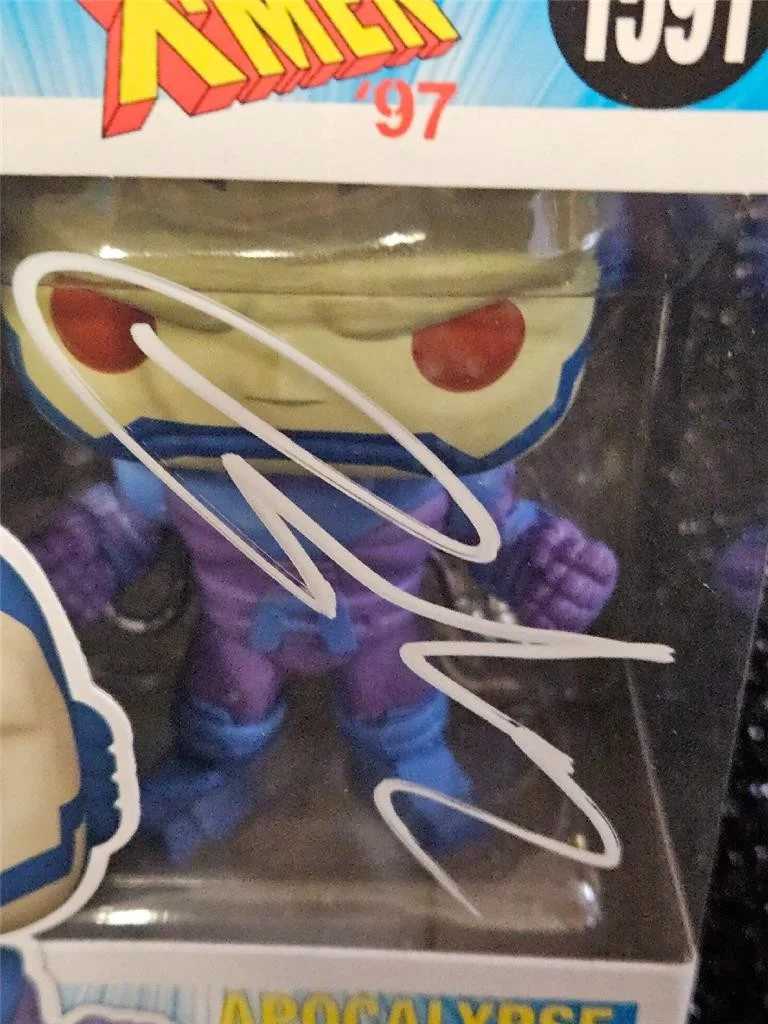OSCAR ISAAC — OSCAR ISAAC HAND SIGNED AUTOGRAPHED FUNKO POP 1591 MARVEL X-MEN APOCALYPSE COA, image 2