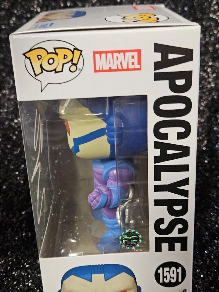 OSCAR ISAAC — OSCAR ISAAC HAND SIGNED AUTOGRAPHED FUNKO POP 1591 MARVEL X-MEN APOCALYPSE COA, image 5