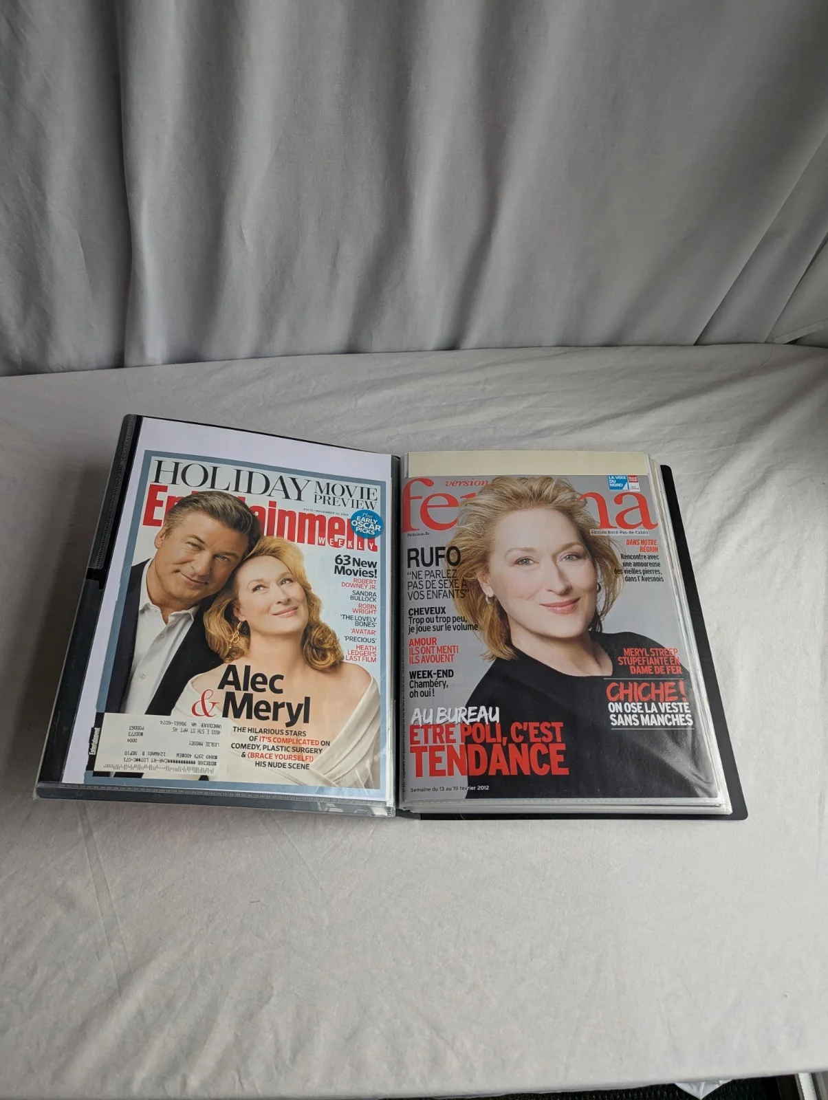Meryl Streep Magazine Covers Photo Memorabilia Collectable Rare 80s-2020 Vintage, изображение 3