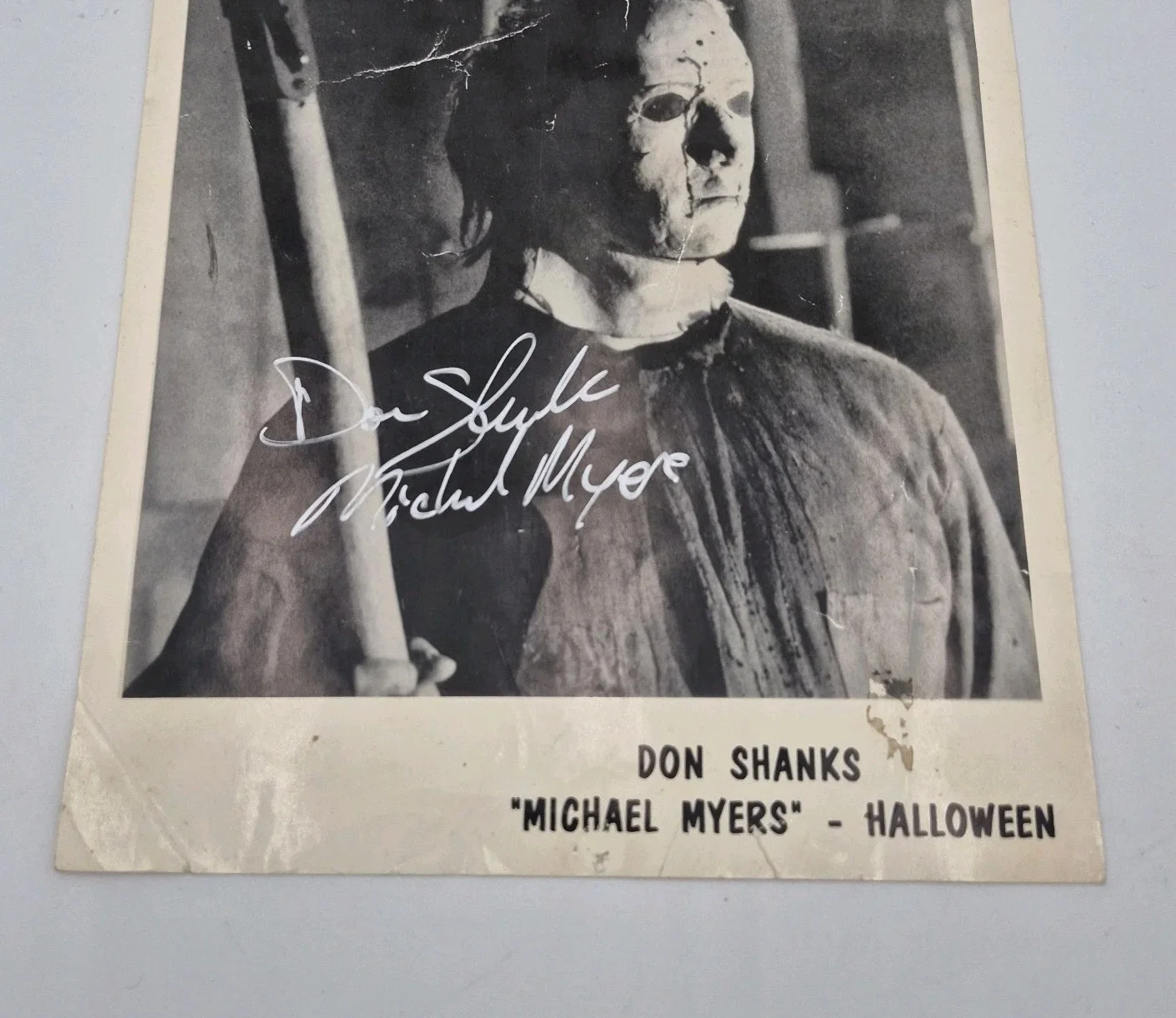 Don Shanks Signed 8x10 Photo Michael Myers Halloween Original Owner, image 3