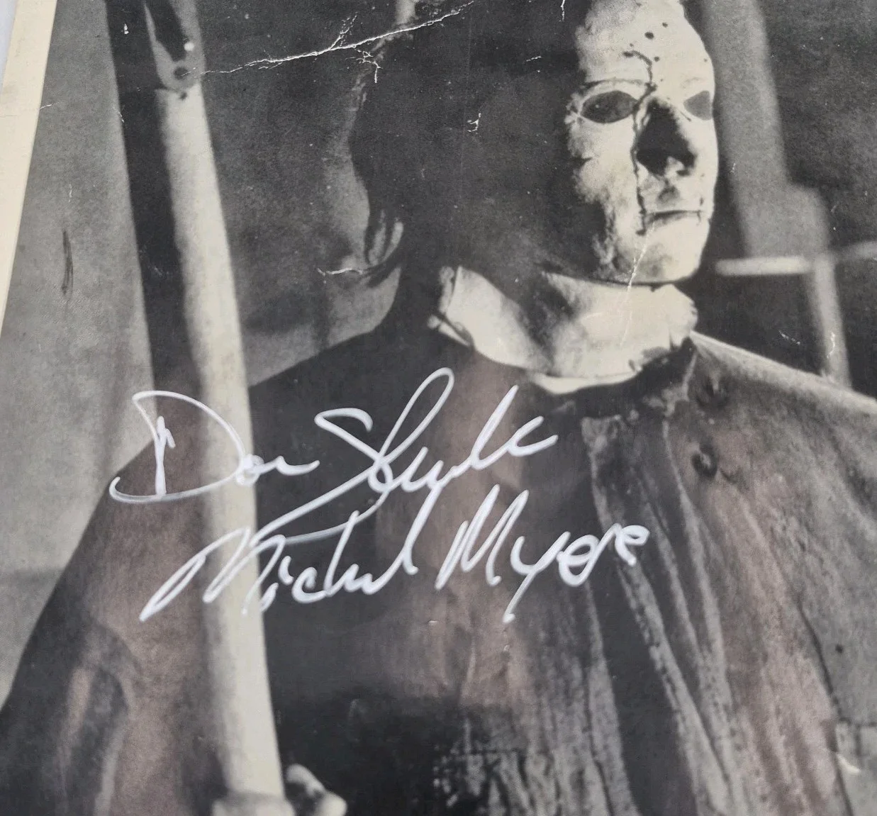 Don Shanks Signed 8x10 Photo Michael Myers Halloween Original Owner, image 4