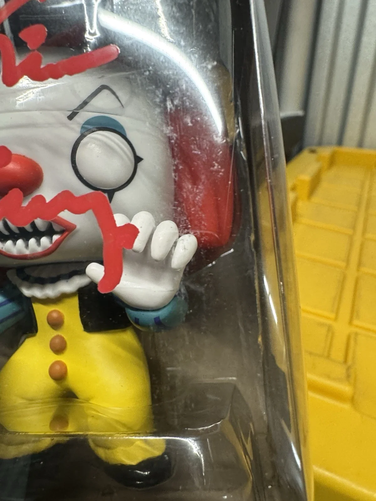 Tim Curry — TIM CURRY AUTOGRAPHED SIGNED IT PENNYWISE FUNKO POP #55 OC COA, image 3