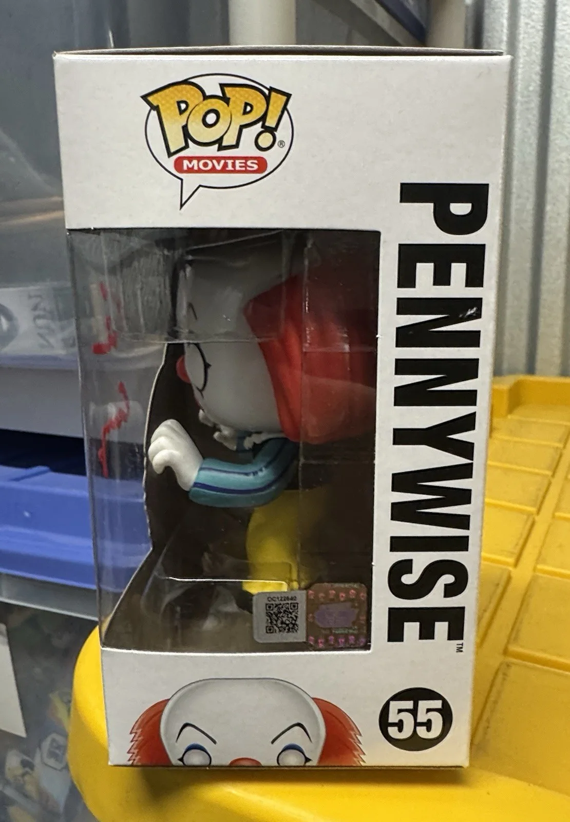 Tim Curry — TIM CURRY AUTOGRAPHED SIGNED IT PENNYWISE FUNKO POP #55 OC COA, image 4