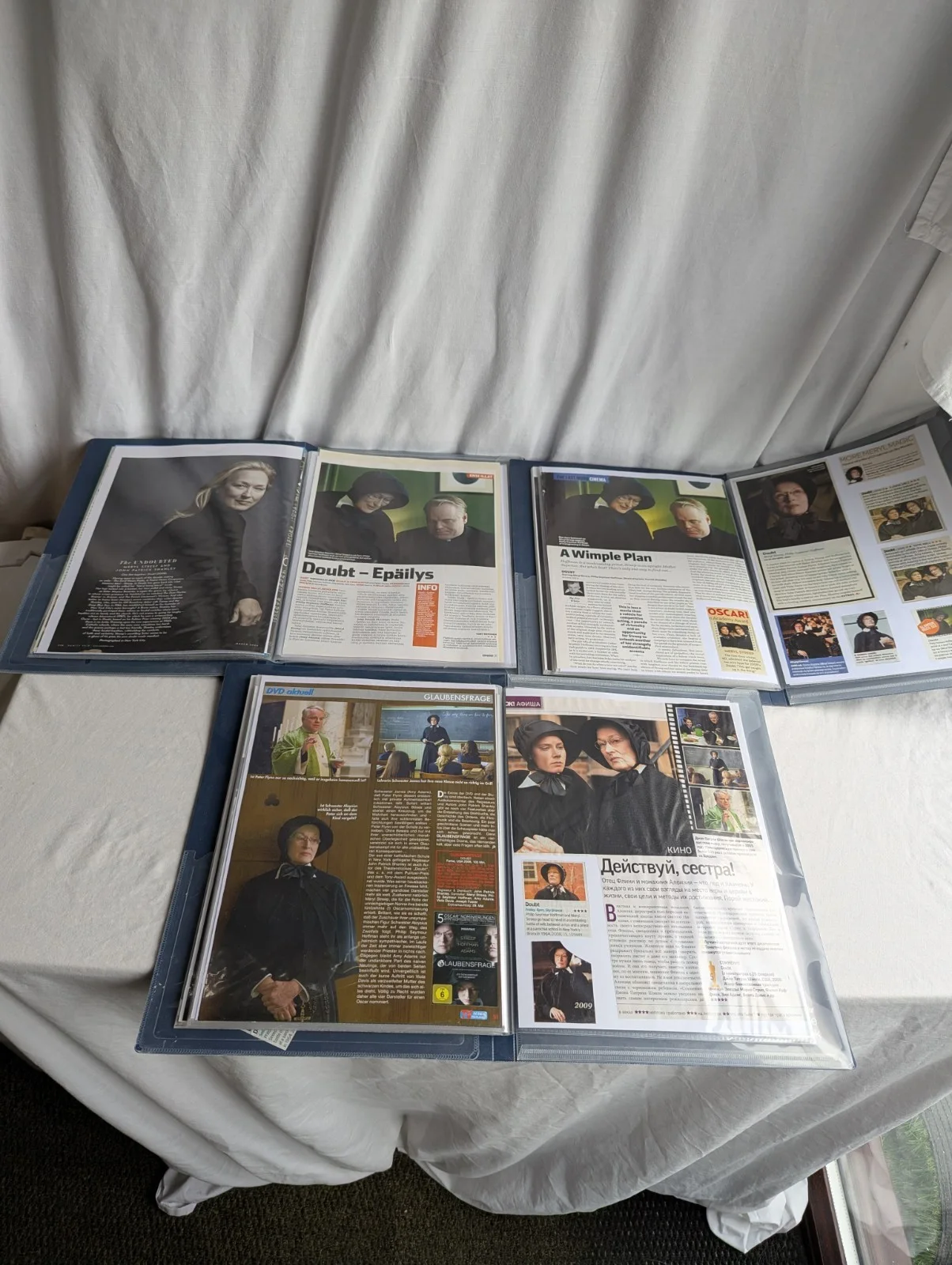 Doubt 2008 Film Memorabilia Archive Meryl Streep Photos & Articles Rare, изображение 4