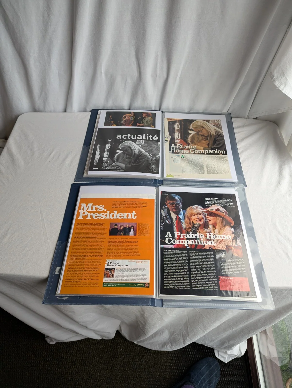A Prairie Home Companion Film Memorabilia Archive Meryl Streep Photos & Articles, изображение 3