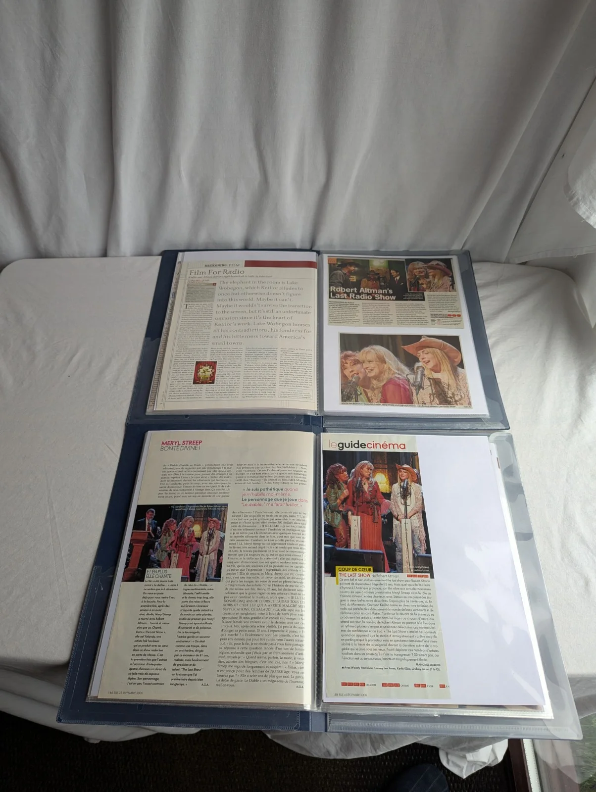 A Prairie Home Companion Film Memorabilia Archive Meryl Streep Photos & Articles, изображение 5