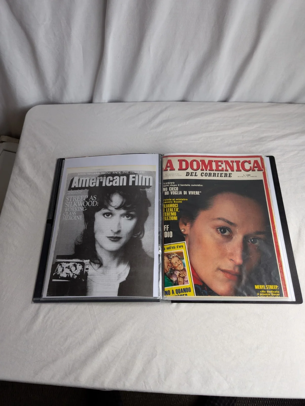 Meryl Streep Magazine Covers Photo Memorabilia Collectable Rare 80s-2020 Book 4, изображение 3