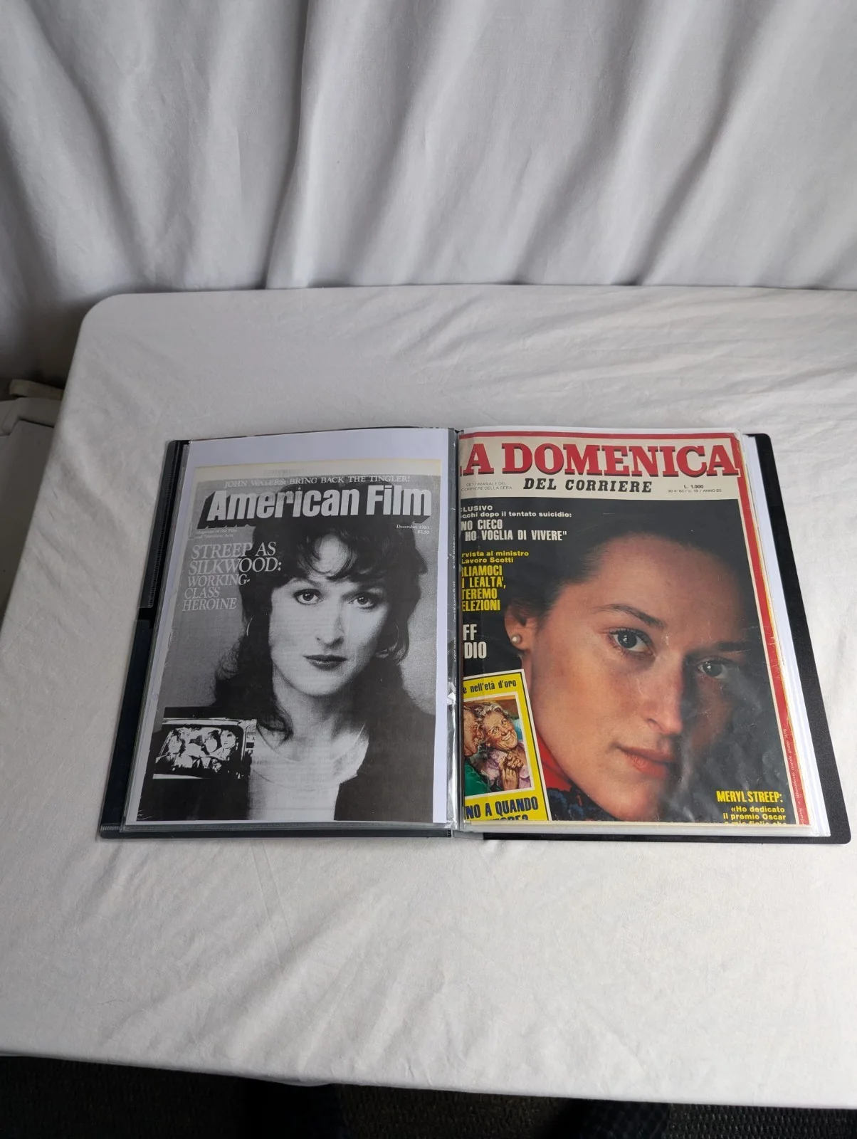 Meryl Streep Magazine Covers Photo Memorabilia Collectable Rare 80s-2020 Book 4, изображение 4