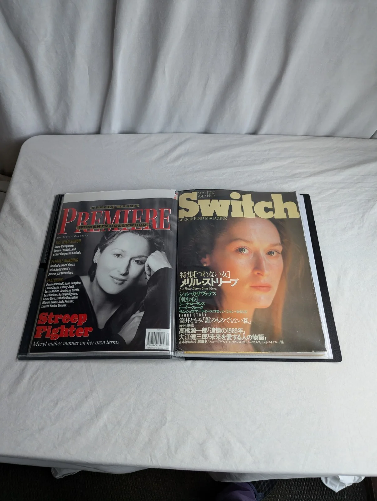 Meryl Streep Magazine Covers Photo Memorabilia Collectable Rare 80s-2020 Book 4, изображение 5