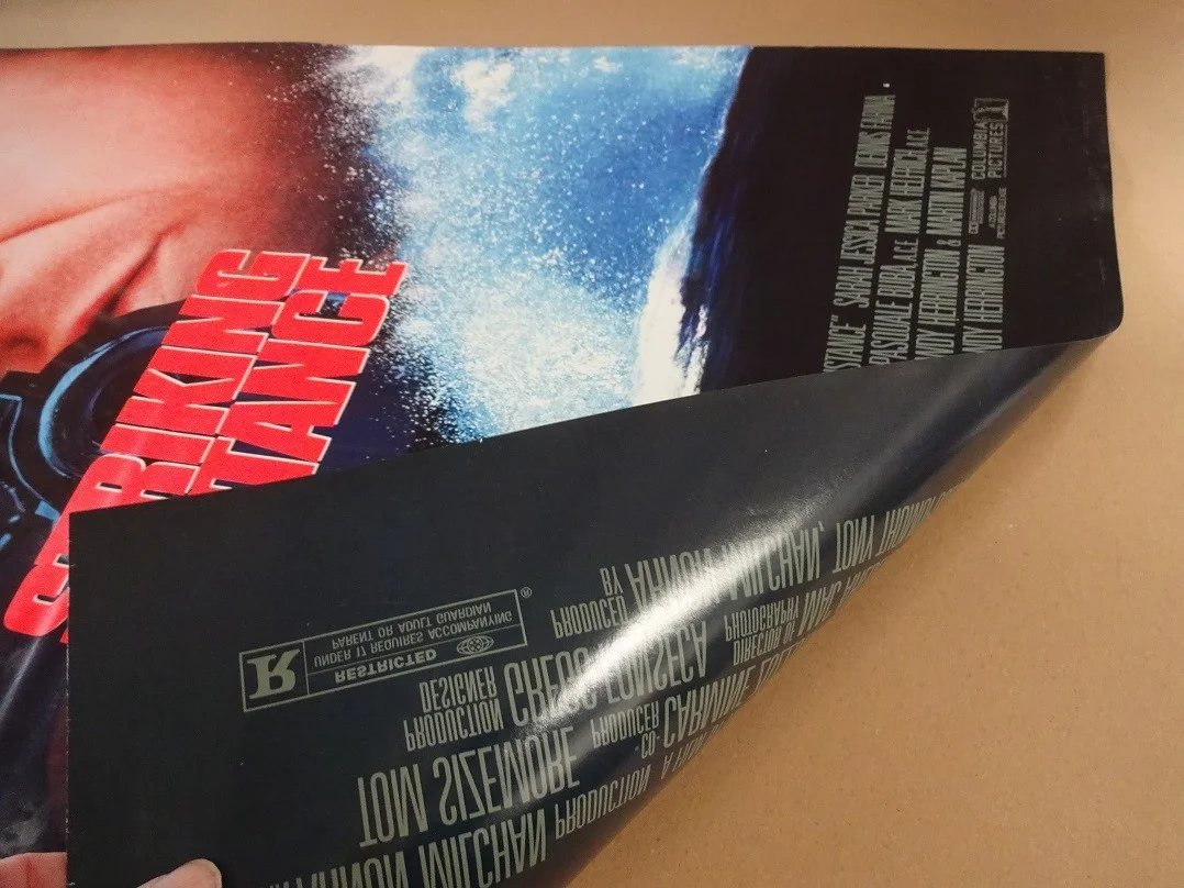 Striking Distance 1 Original 1993 Double Sided Movie Poster Mint 40" x 27", image 2