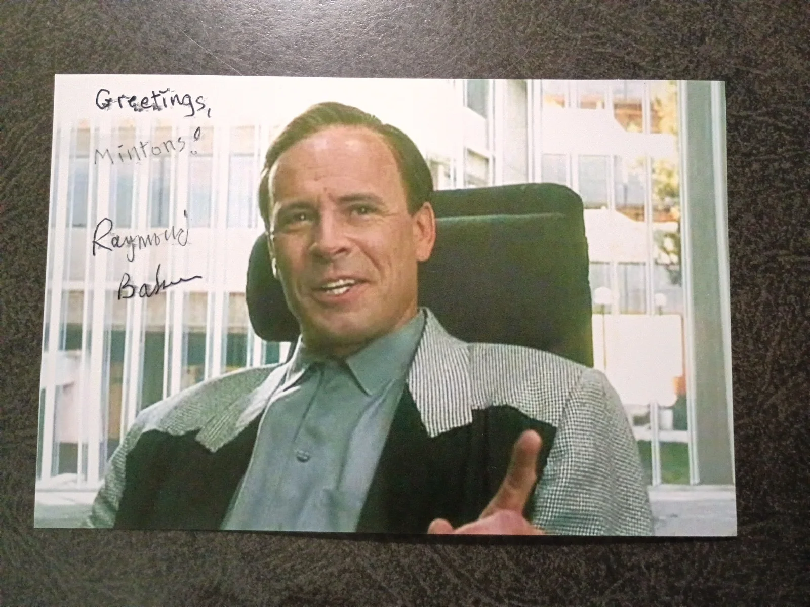 RAY BAKER — RAY BAKER 3 Hand Signed Autograph 4X6 Photo S - CHARACTER ACTOR - TOTAL RECALL, изображение 3