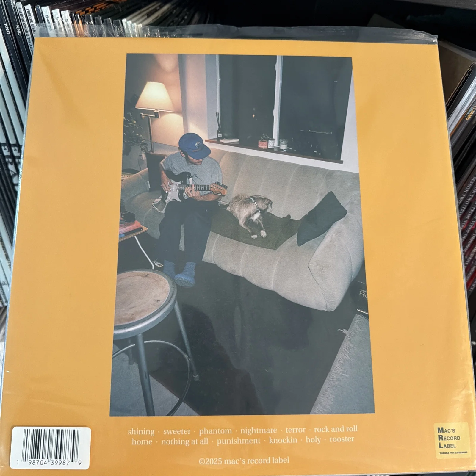 SIGNED COVER Mac DeMarco Guitar Orange Vinyl Record Autographed FREE SHIPPING, image 2