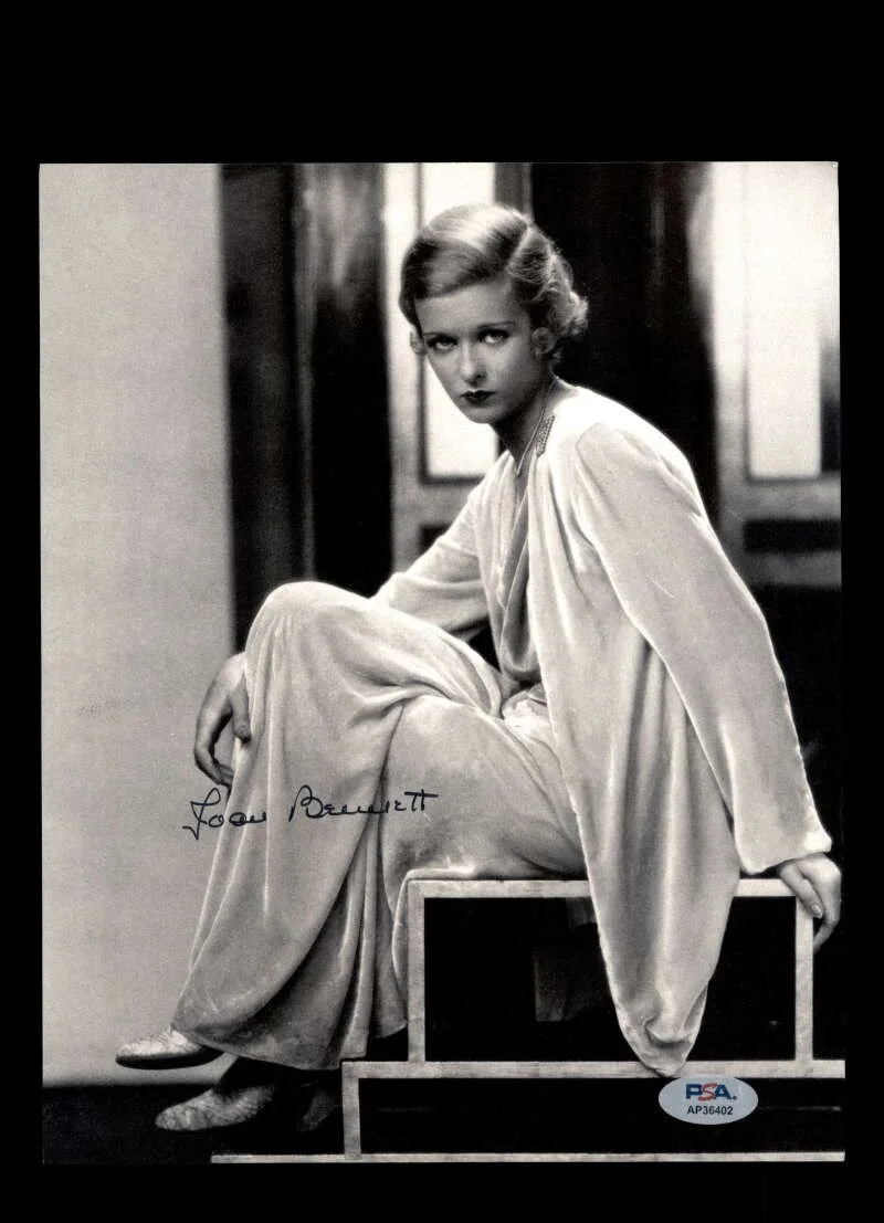Joan Bennett — Joan Bennett PSA DNA Coa Signed 8x10 Photo Autograph