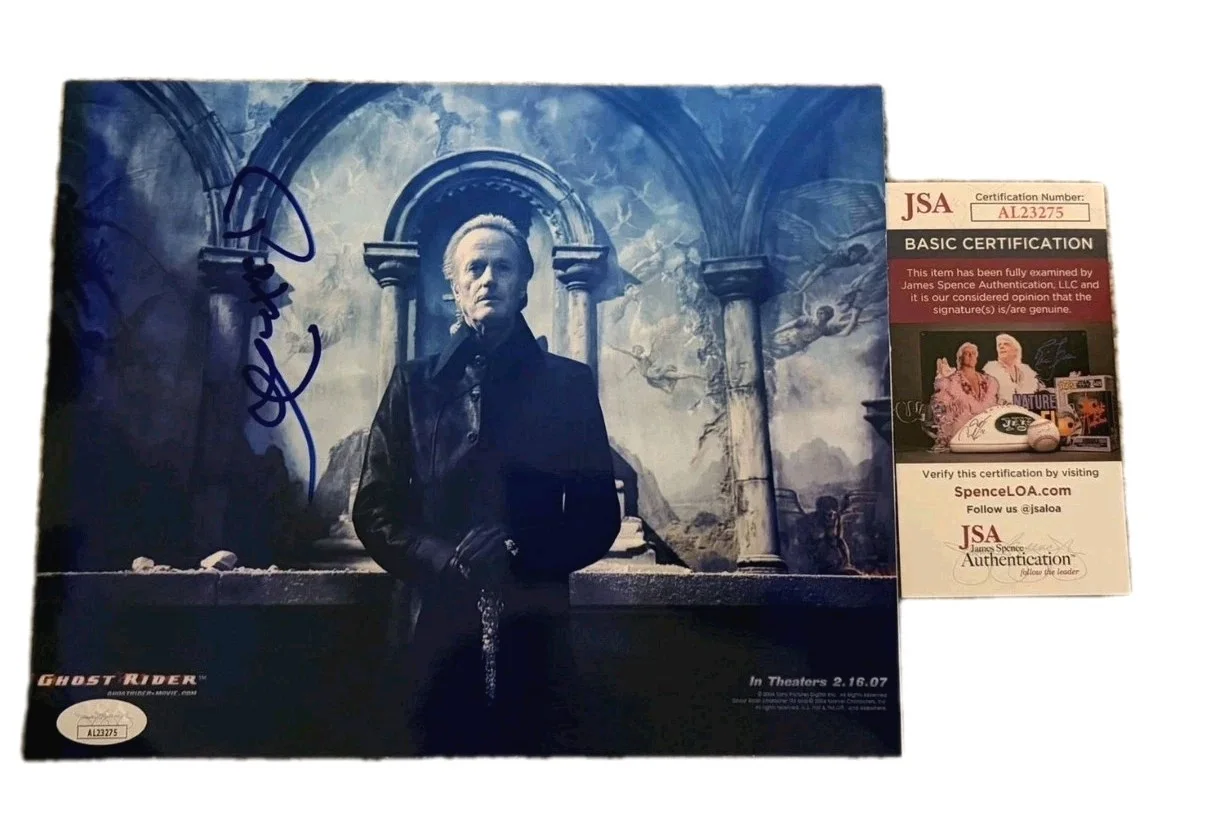 Peter Fonda — PETER FONDA SIGNED 8X10 PHOTO GHOST RIDER AUTOGRAPH JSA COA AUTHENTIC RARE