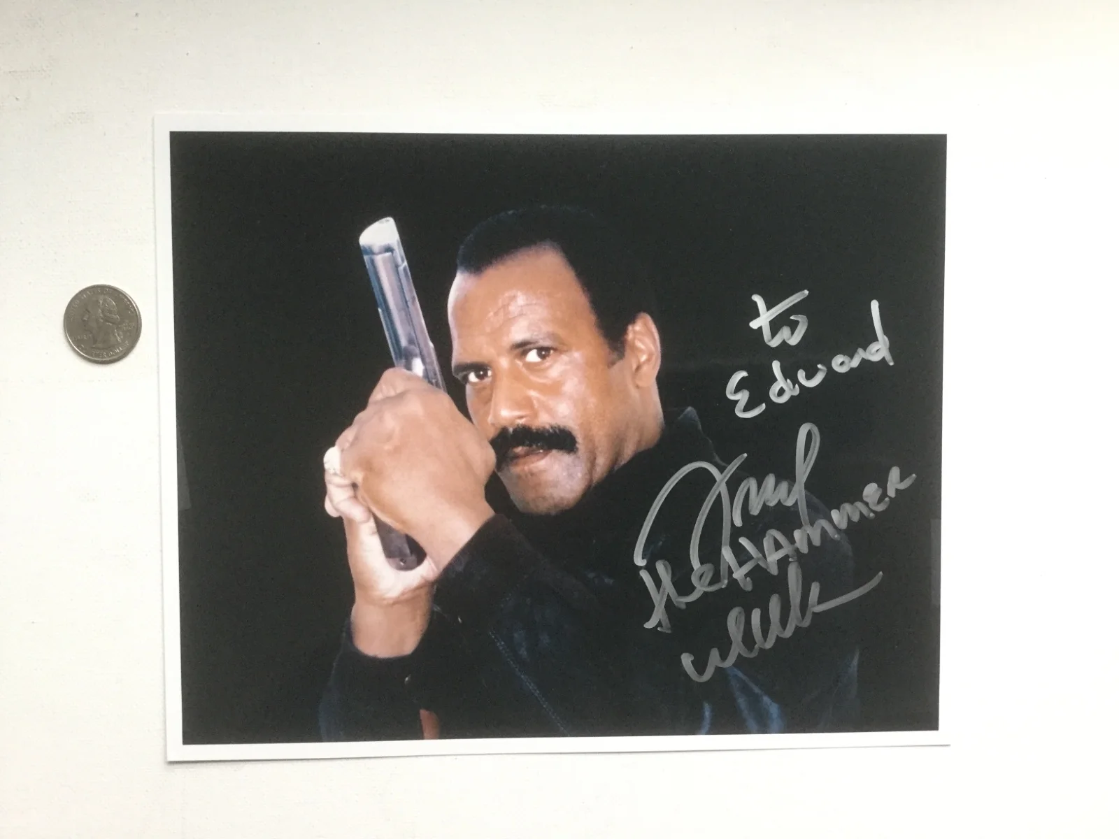 FRED WILLIAMSON actor & football player signed autographed lot of 3 items., изображение 2