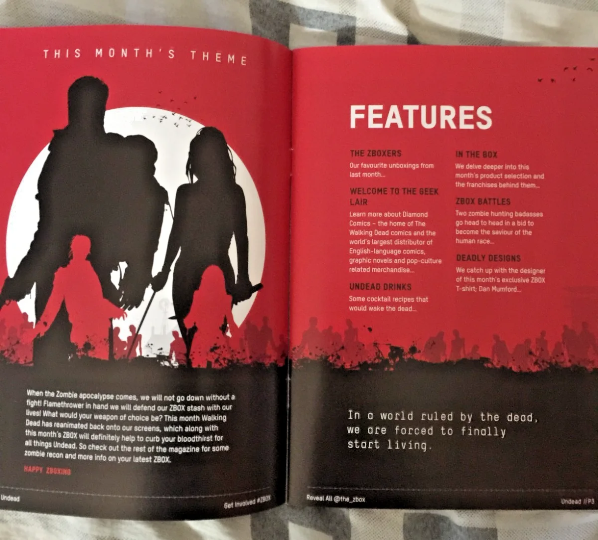 THE ZBOX UNDEAD 1st US PROMO MAGAZINE GEORGE A. ROMERO THE LIVING DEAD ZOMBIES, изображение 3
