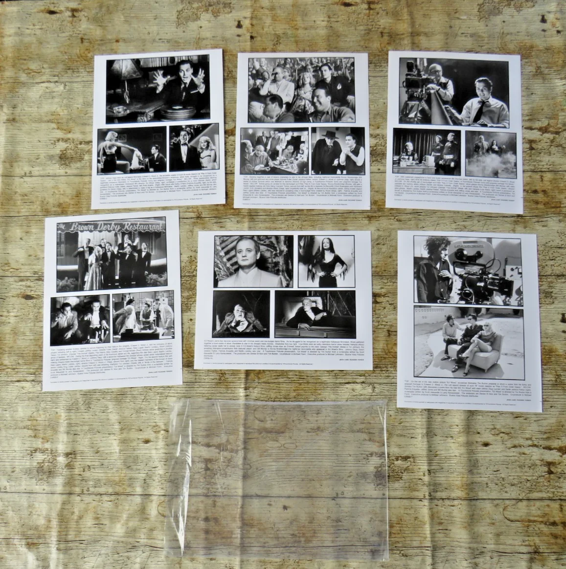 ED WOOD ORIGINAL 1994 CINEMA FILM PRESS KIT Johnny Depp 6 PHOTOS Tim Burton's, изображение 5