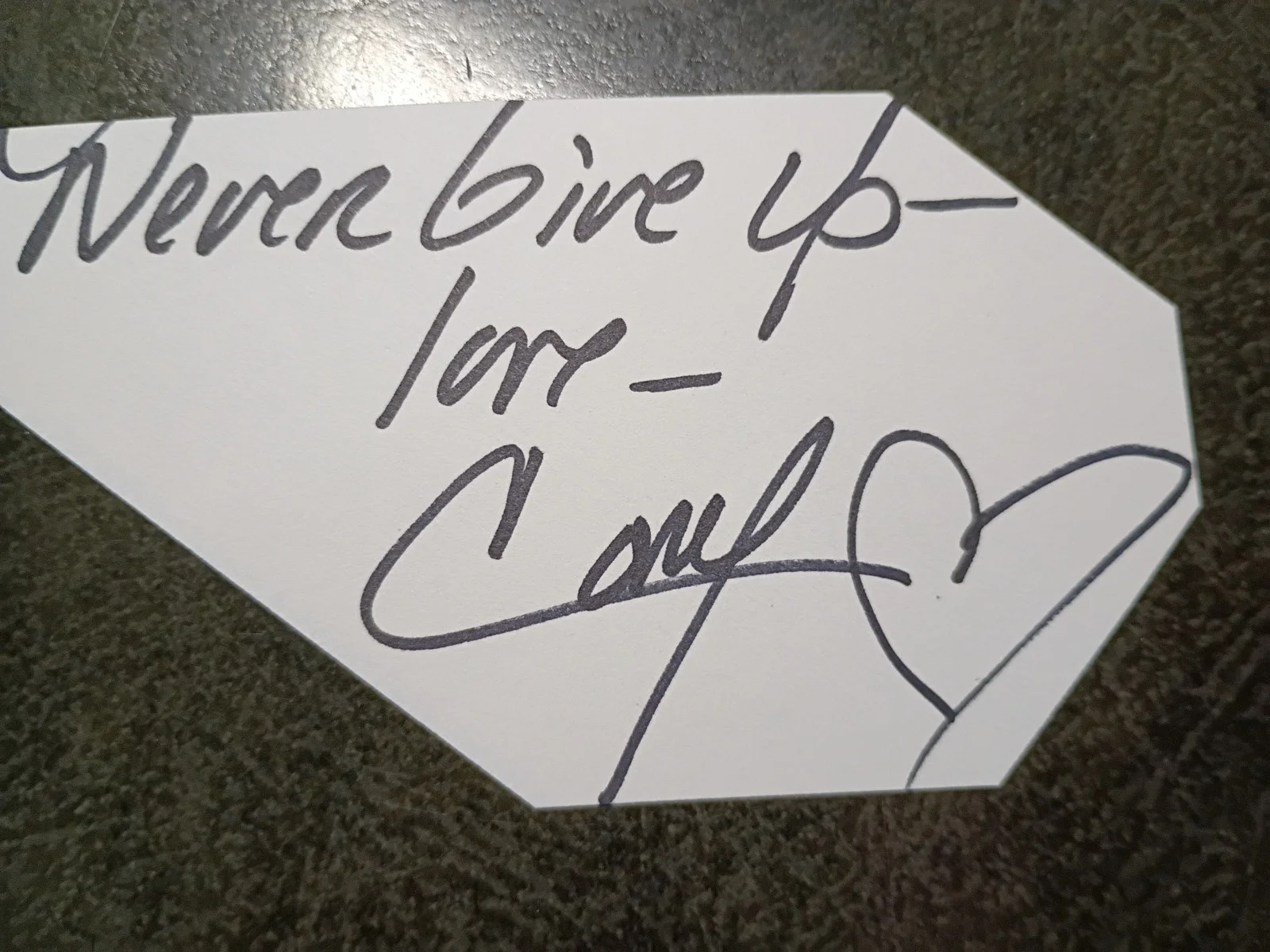 CORY EVERSON Hand Signed Autograph CUT With 4X6 Photo BODYBUILDER 6X MS OLYMPIA, image 2