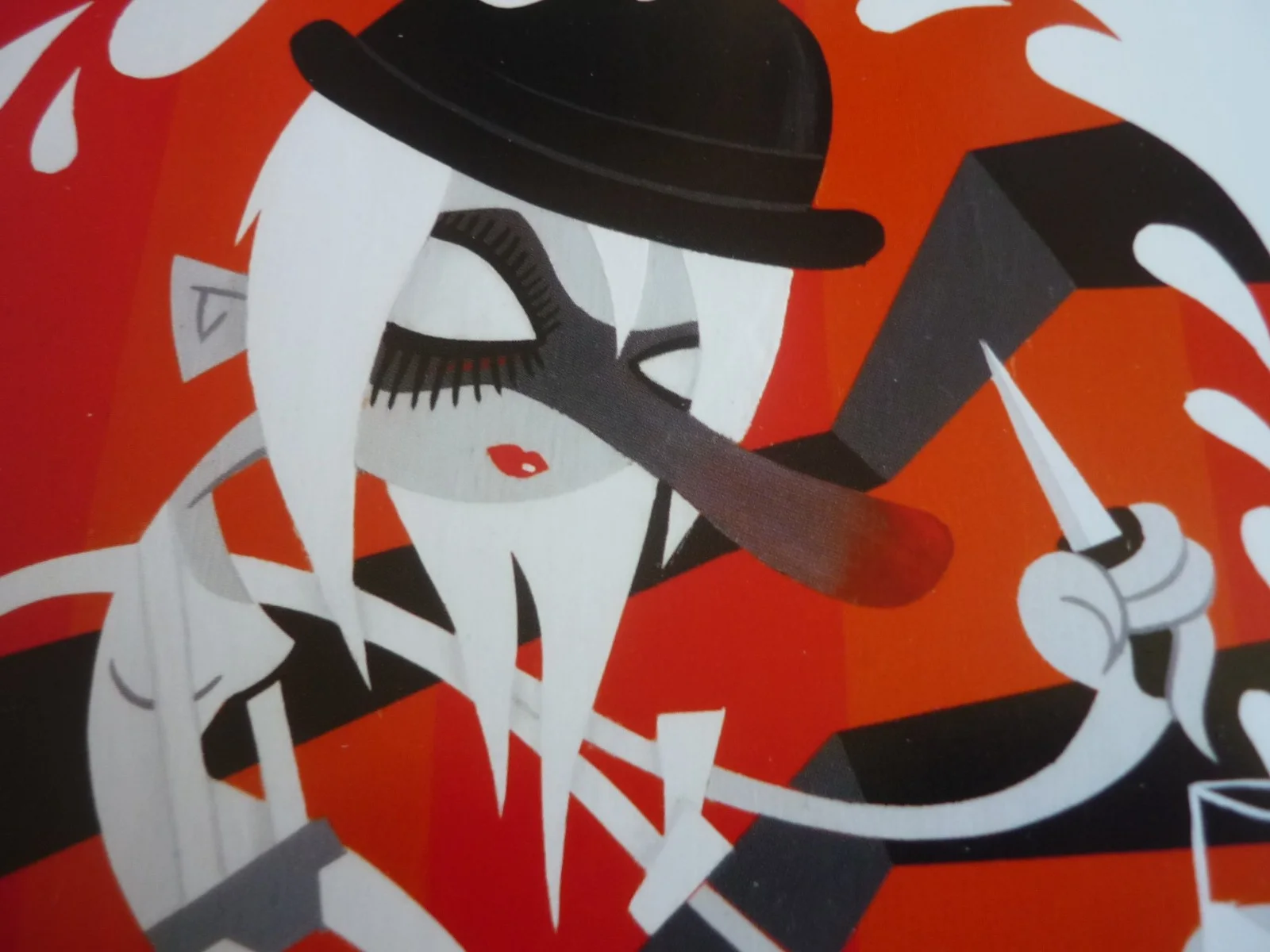 Framed mounted 10x8 Poster Film a clockwork orange droog Korova Milk Bar, изображение 2