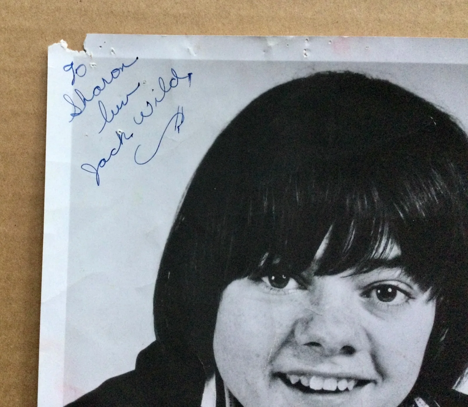 Jack Wild — JACK WILD (1952-2006) rare vintage 1970 signed Pufnstuf publicity photo., изображение 2